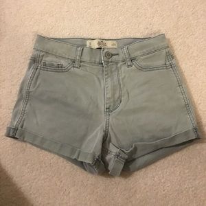 army green shorts